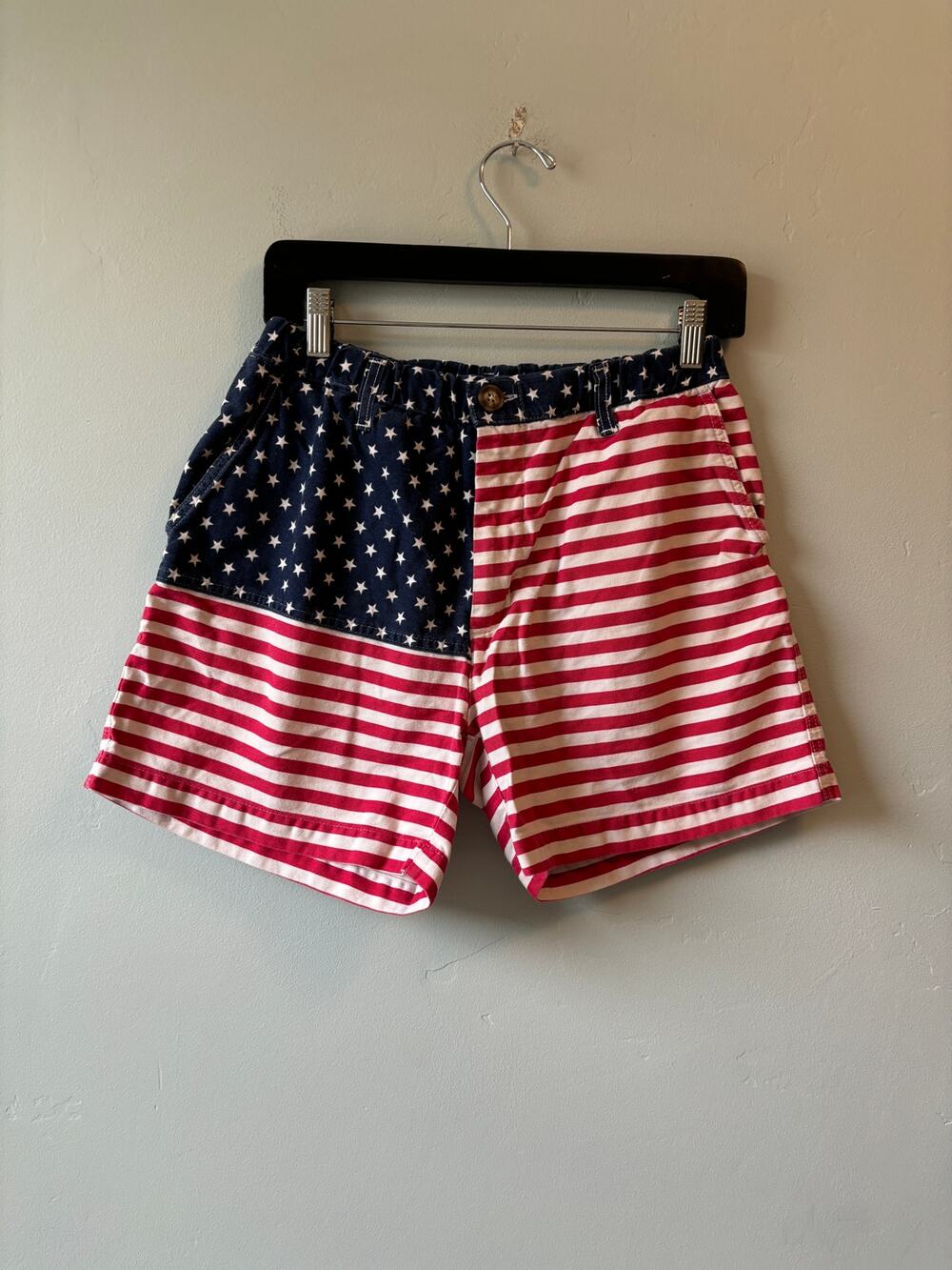 CHUBBIES American Flag Shorts 5" inseam